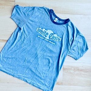 VTG T-SHIRT White Castle Single Stitch